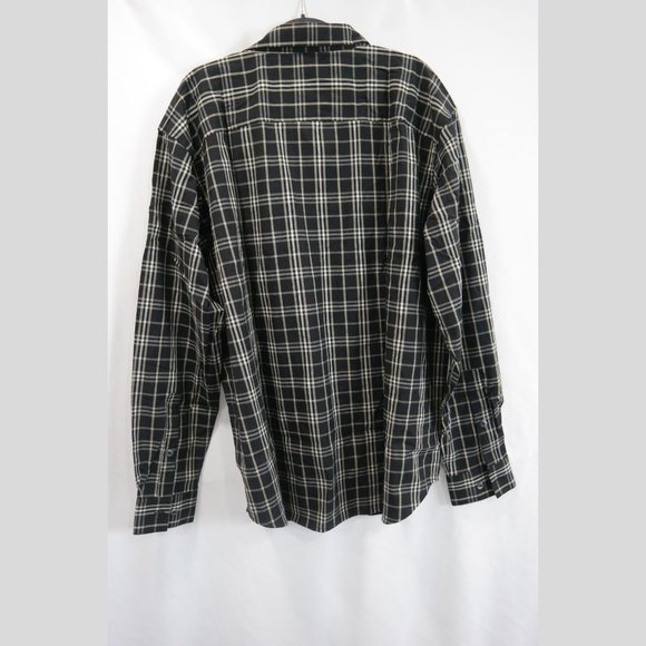 Columbia Men's Rapid Rivers II Long Sleeve Shirt XL Black Tartan Grid - Picture 4 of 6